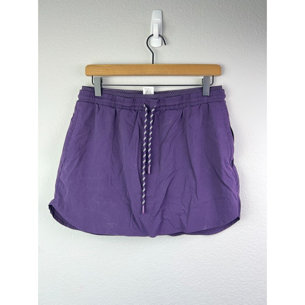Member's Mark Woven Trek Skort Womens Large Plum Night Athletic Activewear